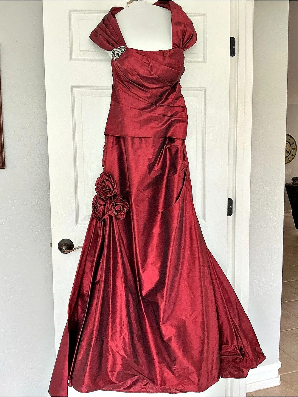 Maxi Formal Dress in Red